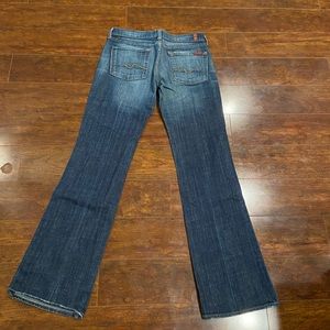 Seven for all mankind dark wash bootcut jeans. Size 28